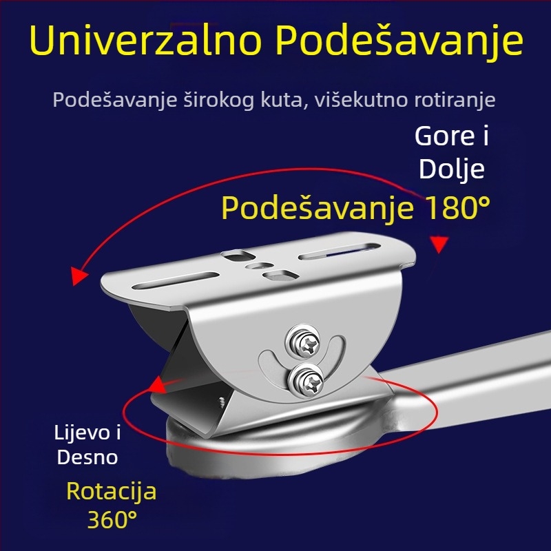 Nadzorni nosač od nehrđajućeg čelika 430, otporan na eksploziju, žičana šipka za kameru, nosač za uličnu rasvjetu, sigurnosni nosač za glavu pačjeg kljuna