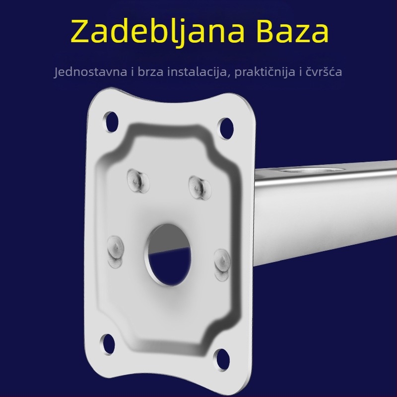 Nadzorni nosač od nehrđajućeg čelika 430, otporan na eksploziju, žičana šipka za kameru, nosač za uličnu rasvjetu, sigurnosni nosač za glavu pačjeg kljuna