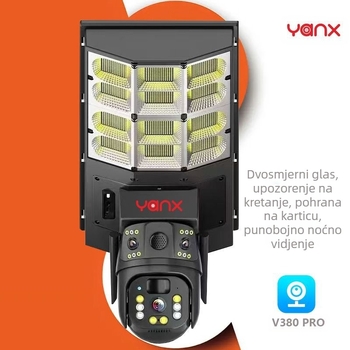 4G/WIFI HD solarna ulična rasvjeta za praćenje vanjske nadzorne solarne kamere solarna kamera