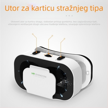 VR naočale s križnim ogledalom, magične 3D virtualne stvarnosti G05, mobilno igraće kino, montirano na glavu, mini VR poklon