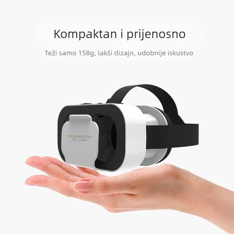 VR naočale s križnim ogledalom, magične 3D virtualne stvarnosti G05, mobilno igraće kino, montirano na glavu, mini VR poklon