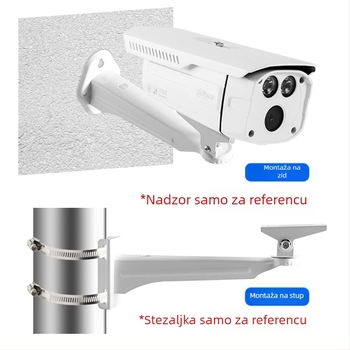 Ojačani zidni stup 708 Željezni nosač za kameru s pačjim kljunom Univerzalni nosač za kameru s pačjim kljunom za unutarnju i vanjsku upotrebu