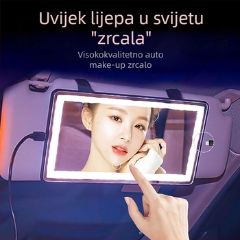 LED ogledalo za šminkanje automobila, štitnik za sunce, ogledalo za punjenje, inteligentno svjetlo za automobile, pribor za ljepotu, ogledalo za šminkanje, prekogranična vanjska trgovina