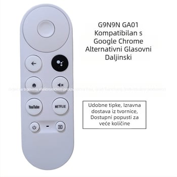 Zamjenski model G9N9N, Ga1, pogodan za Chromecast Google Google Voice daljinski upravljač