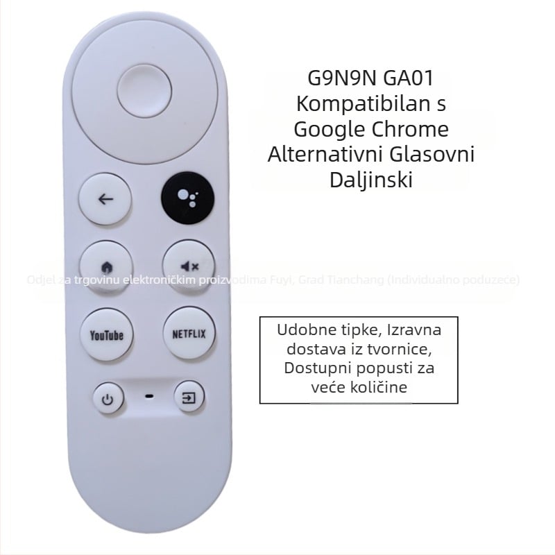 Zamjenski model G9N9N, Ga1, pogodan za Chromecast Google Google Voice daljinski upravljač