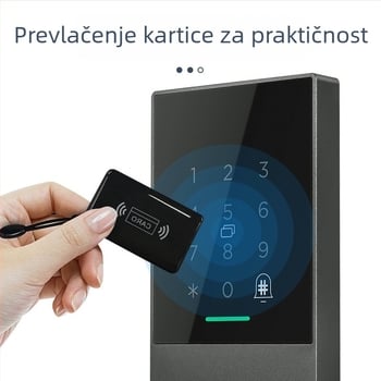 TTLOCK Bluetooth kontrola pristupa vratima na 12V napajanje, otisak prsta, lozinka, aplikacija za provlačenje kartice, otključavanje električnom bravom