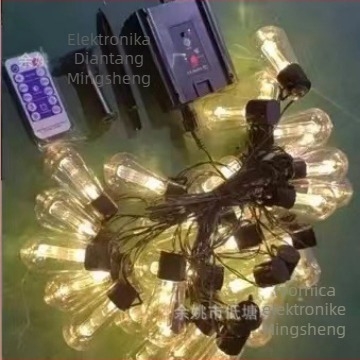 Amazon Hot Sale Solarna žarulja s kapljicama vode Svjetlosni niz za vanjsko dvorište Prekogranična Hot Sale