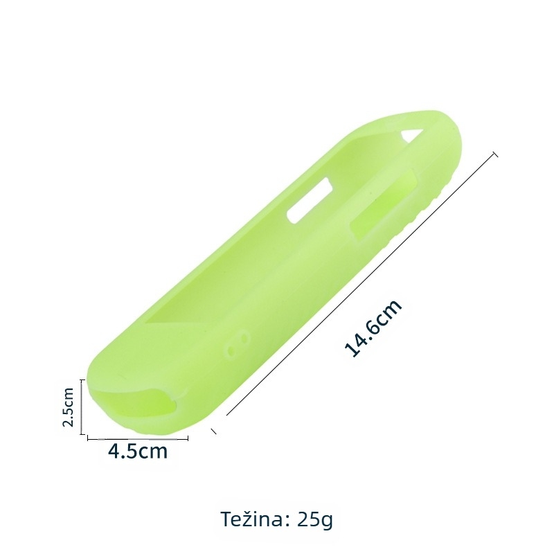 Pogodno za TCL New Roku Express 4K UltraTV silikonsku zaštitnu navlaku s otvorom za slušalice za daljinski upravljač