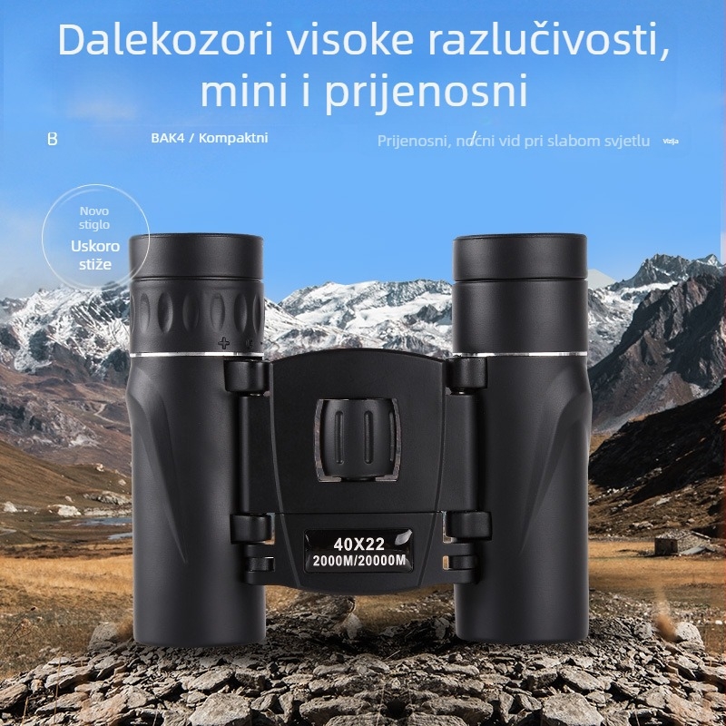 Tvornica veleprodaje prekograničnih eksplozija HD vanjski dalekozor prijenosni 40X22 vanjskotrgovinske naočale s mobilnim telefonom