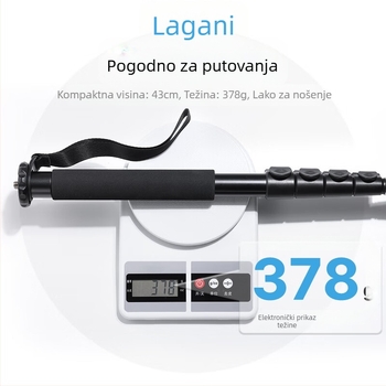 Ukrainezi Excellent Basket TB12 1,5 m okidački monopod (bez panoramiranja/nagiba) za fotografiranje, aluminij