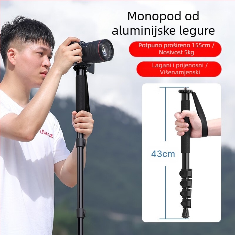 Ukrainezi Excellent Basket TB12 1,5 m okidački monopod (bez panoramiranja/nagiba) za fotografiranje, aluminij
