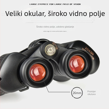 LUXUN teleskop HD s ED lećama visoke snage i noćnim vidom, dvogled za djecu i odrasle, profesionalni vanjski koncertni objektiv