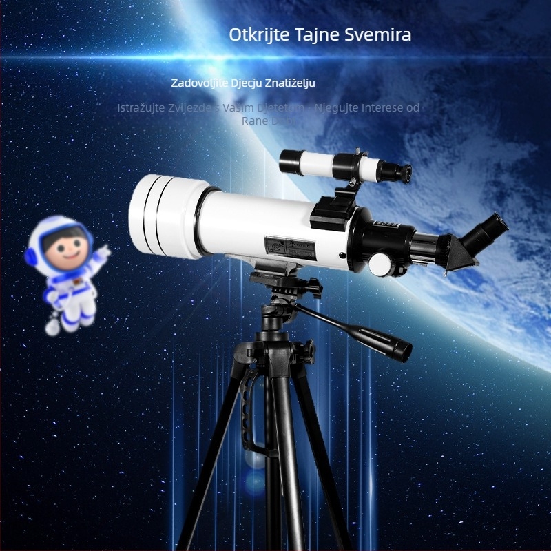 Proizvođač Veleprodaja 40070 Astronomski teleskop Profesionalno promatranje zvijezda Visoko povećanje Velikog promjera Dječji prosvjetiteljski vanjski Protutresni