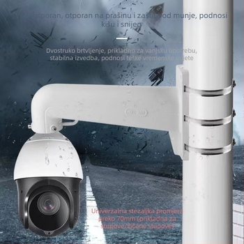 Univerzalni nosač za montažu na zid od aluminijske legure za stroj za nadzor kuglica za podizanje 1605, zidni nosač s dvostrukom namjenom