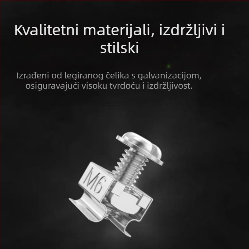 M5M6 ormarić posebna križaljka Univerzalna kvadratna matica za kopčanje kartica ožičenje upravljanje kabelima rack server pretvarač vijak