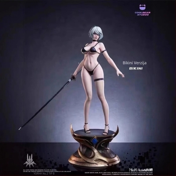 Nier:Automata Nier:Automata Kul medvjed u kupaćem kostimu 2B Dvoglava skulptura figura model poklon