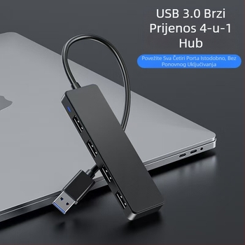 USB3.0HUB razdjelnik ABS kućište prekogranično popularno proširenje dock hub za prijenosno računalo