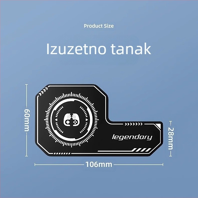 Stražnja kopča za odvođenje topline na grijaćoj ploči za tablet telefon, magnetska usisna flaster, ploča za provođenje topline, pogodna za pribor za radijatore za hlađenje, ploča za provođenje topline
