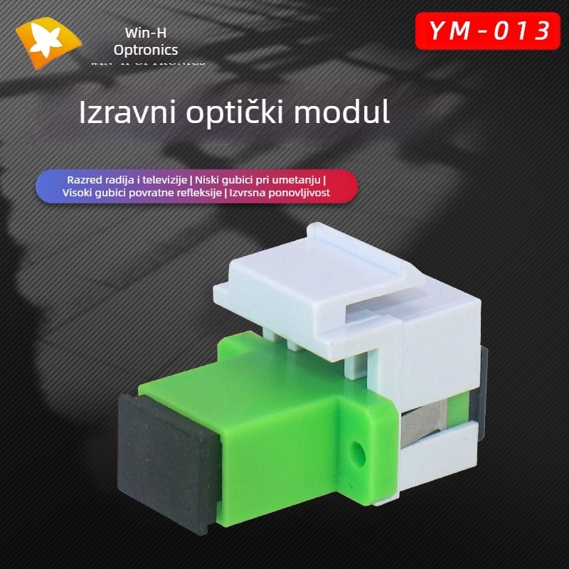 Modul za izravno uključivanje optičkih vlakana za radio i televiziju, SC/ECC spojnica, informativna ploča s kopčom optičkih vlakana, modul za izravno spajanje
