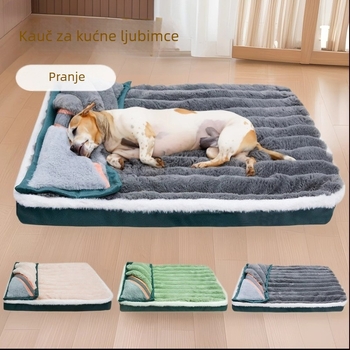Amazon Dog Large Sofa Pet Gnijezdo s jastukom Periva Uklonjiva Podna Prostirka Four Seasons Univerzalna Oprema za Kućne Ljubimce