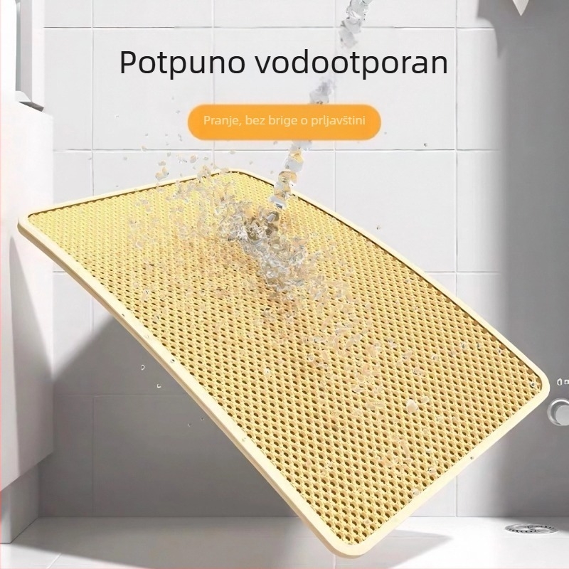 Pet Eva ekološki prihvatljiva dvoslojna saćasta prostirka za mačji posip, vodootporna, otporna na curenje, ogrebotine i habanje, proizvođač izravne prodaje