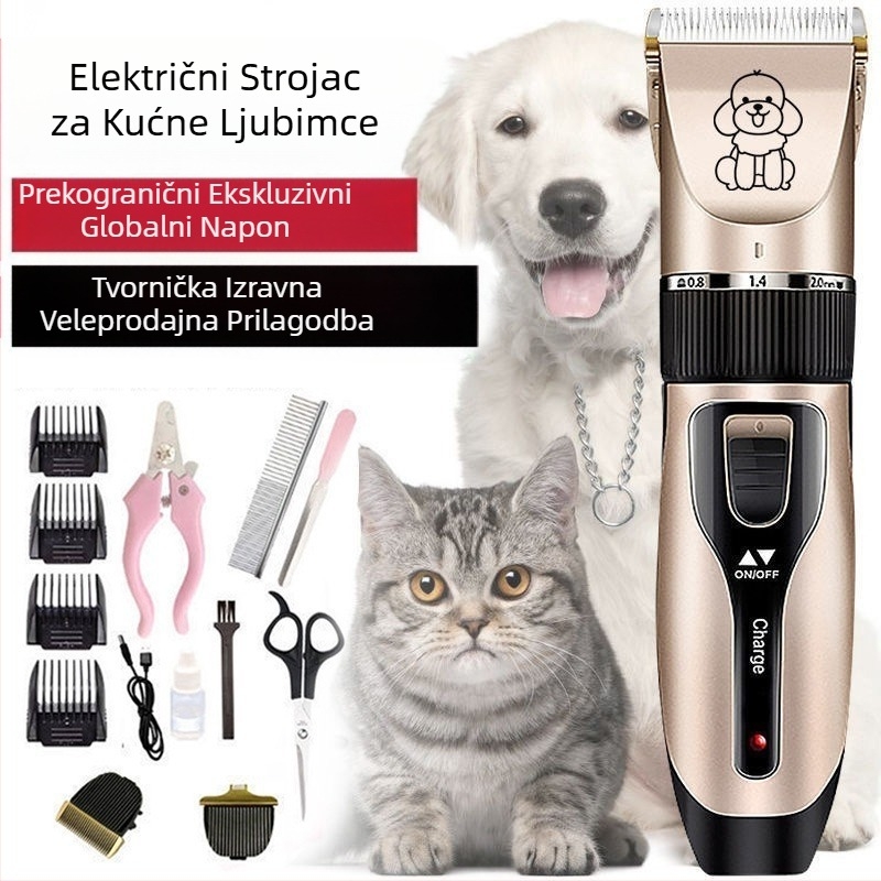 Aparat za brijanje pasa, električni stroj za šišanje kućnih ljubimaca, brijanje pseće dlake za plišane mačke, profesionalni električni stroj za šišanje, proizvođač šišanja dlaka i dlaka na nogama