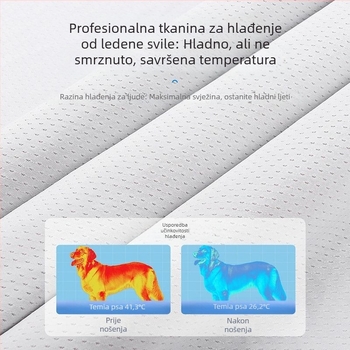 Ljetna odjeća za pse Tanki prsluk za pse srednje i velike veličine Zaštita od sunca i hlađenje toplinskog udara za kućne ljubimce Ljetna odjeća za hlađenje na otvorenom