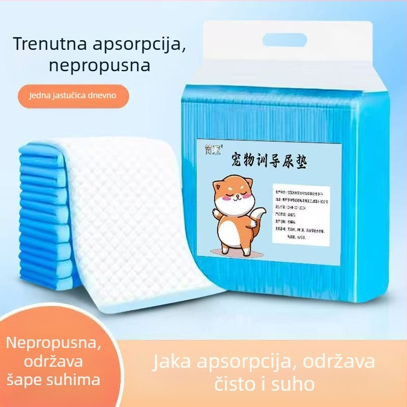 Veleprodaja zadebljanih dezodorirajućih jastučića za pelene za pse, jednokratnih upijajućih jastučića za pelene za pse