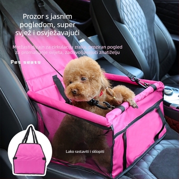Prijenosna torba za kućne ljubimce s prekograničnim označavanjem za izlaske, sklopiva ljetna prozračna i nezagušljiva torba za pse s artefaktima iz automobila