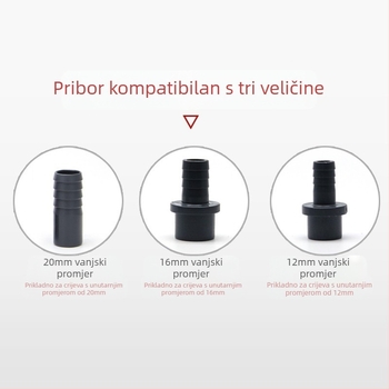 Uređaj za punjenje vode u akvariju s prekidačem, koljenom i kukom, cijevi za mijenjanje vode, zidna cijev za punjenje vode, koljeno za punjenje vode, pribor za akvarij