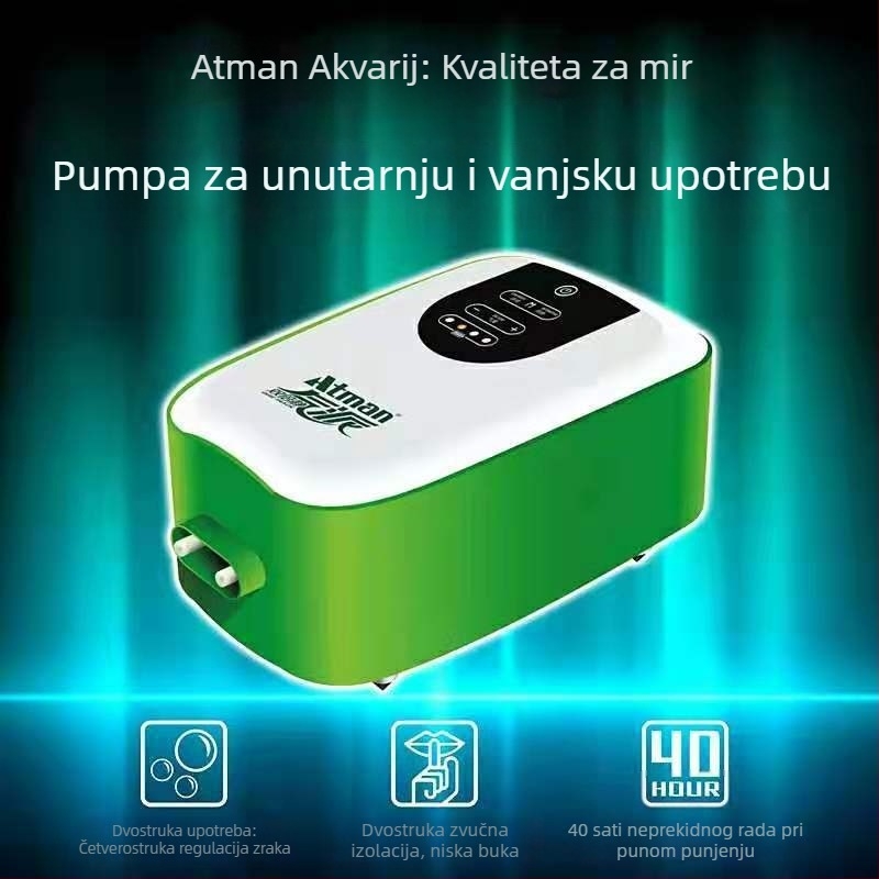 ATMAN Chuangxing pumpa za punjenje zraka, pumpa za kisik, pumpa za kisik za ribe, stroj za kisik za ribolov, mali prijenosni kućanski