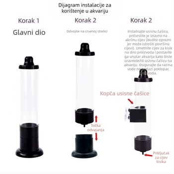 Nadograđeni inkubator za jaja škampa druge generacije, škampi se mogu izlegati, živi mamac za tropske ribe, automatska hrana za životinje