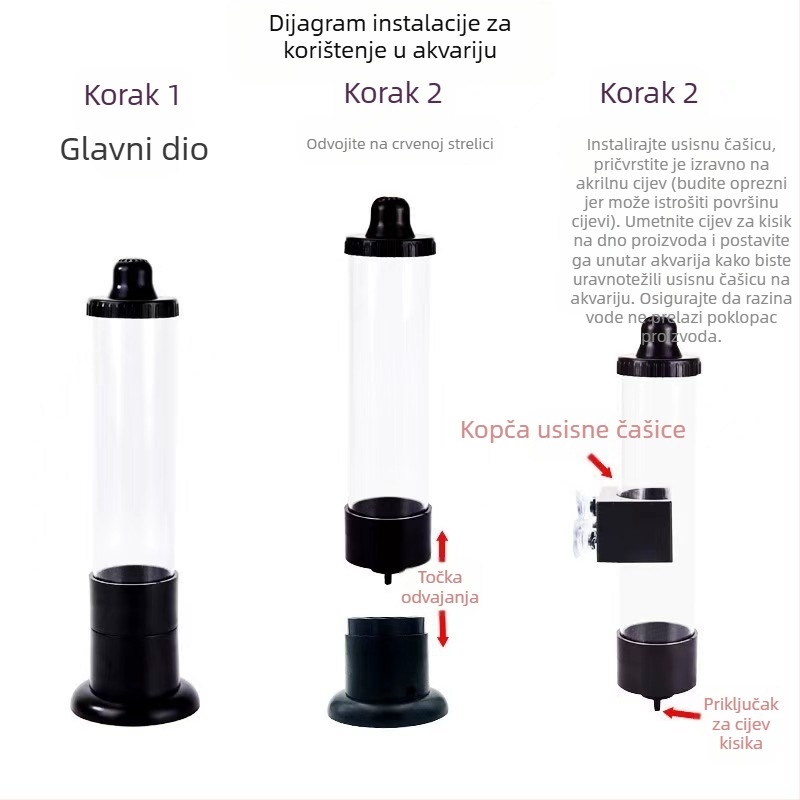 Nadograđeni inkubator za jaja škampa druge generacije, škampi se mogu izlegati, živi mamac za tropske ribe, automatska hrana za životinje