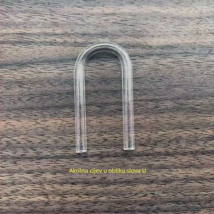 Tvornička opskrba prozirnim akrilnim koljenom U-cijevi serije za akvarij, U-cijevi od pleksiglasa i akrilne U-cijevi