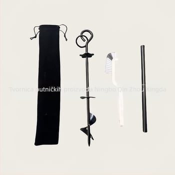 Xingda Vanjski kamperski stil Šator Canopy Čavli za tlo Kamperski stil Spiralno svrdlo za tlo Set za pričvršćivanje šiljastih čavala