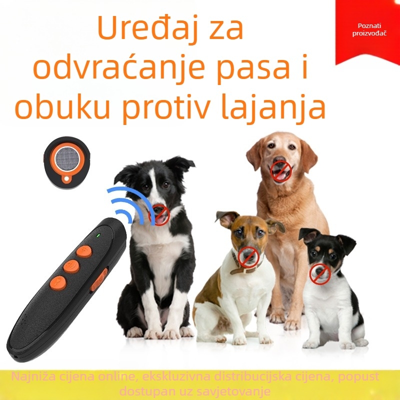 Amazon Ultrazvučni repelent za pse Kućna prikolica za pse Vanjski vanjski ručni repelent za pse Kućni ljubimci Zaustavljanje lajanja