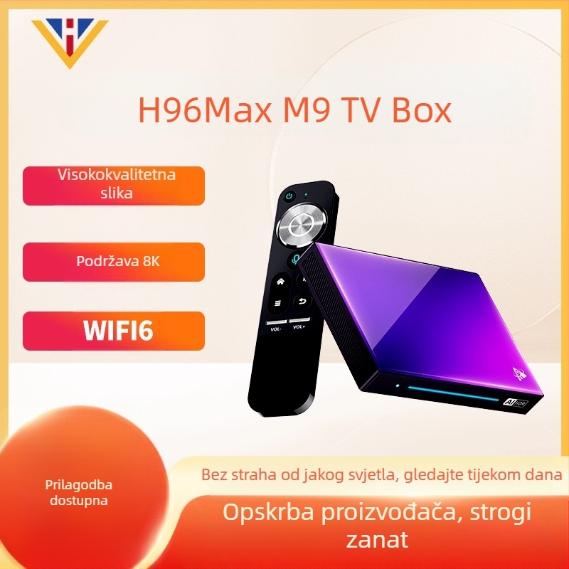 Čip za prijemnik H96Maxm9 podržava video visoke razlučivosti, reprodukciju putem Android Bluetootha, potpunu mrežnu povezivost u 4K rezoluciji i ultra-jasnu reprodukciju u 4K rezoluciji.