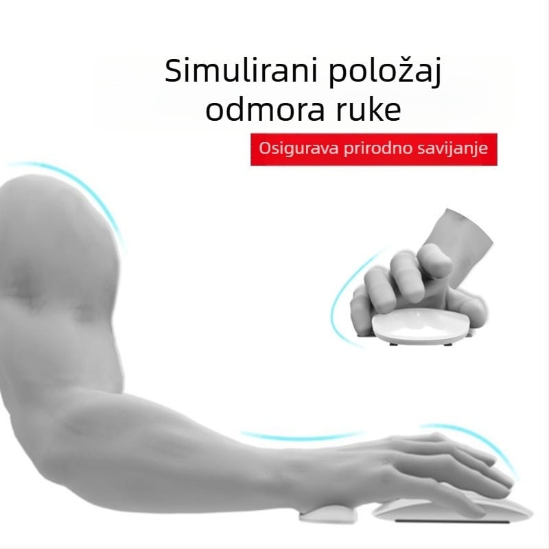 Ergonomska podloga za miša Eggshell Workshop, preventivni jastuk za miša, silikonska podloga za zglob, podloga za zglob