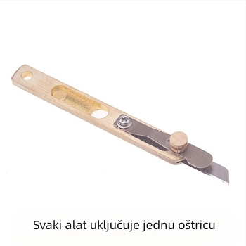 Mesingani nož nož za pozicioniranje kože nož za obrezivanje nož za rezanje kože DIY nož za štavljenje kože i povrća nož za rezanje kože