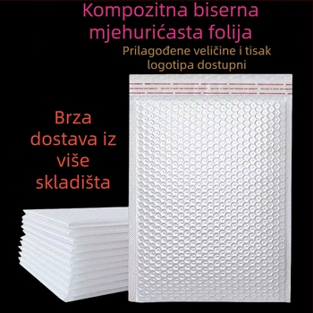 Biserna folija za mjehuriće vrećica od 80 g zadebljana vodootporna i mjehurićasta folija za e-trgovinu u oblaku, skladišna logistika, pakiranje, omotnica, prekogranična specijalna ambalaža