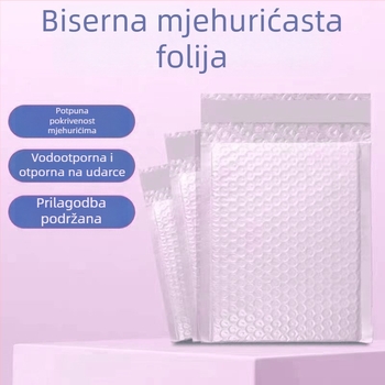 Biserna folija za mjehuriće vrećica od 80 g zadebljana vodootporna i mjehurićasta folija za e-trgovinu u oblaku, skladišna logistika, pakiranje, omotnica, prekogranična specijalna ambalaža