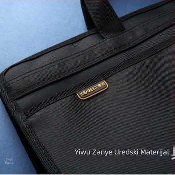 Kangbai super velika torba za dokumente s dvostrukim patentnim zatvaračem, poslovna torba za sastanke, aktovka 6837, poklon