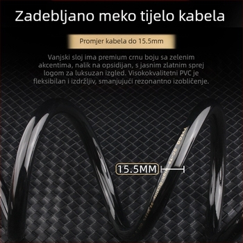 YYTCG linijski zvučnik fever grade audio linija monokristalni bakar posrebreni zvučnik pojačalo snage čisti bakar hifi audio linija raspršena linija