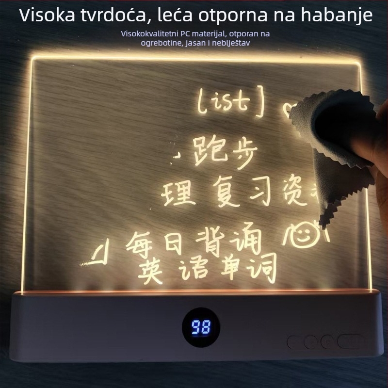 Graffiti education lamp CrossBorder nova prijenosna prozirna svjetiljka za čitanje s kontinuiranim zatamnjivanjem, education lampa s vremenskim ograničenjem