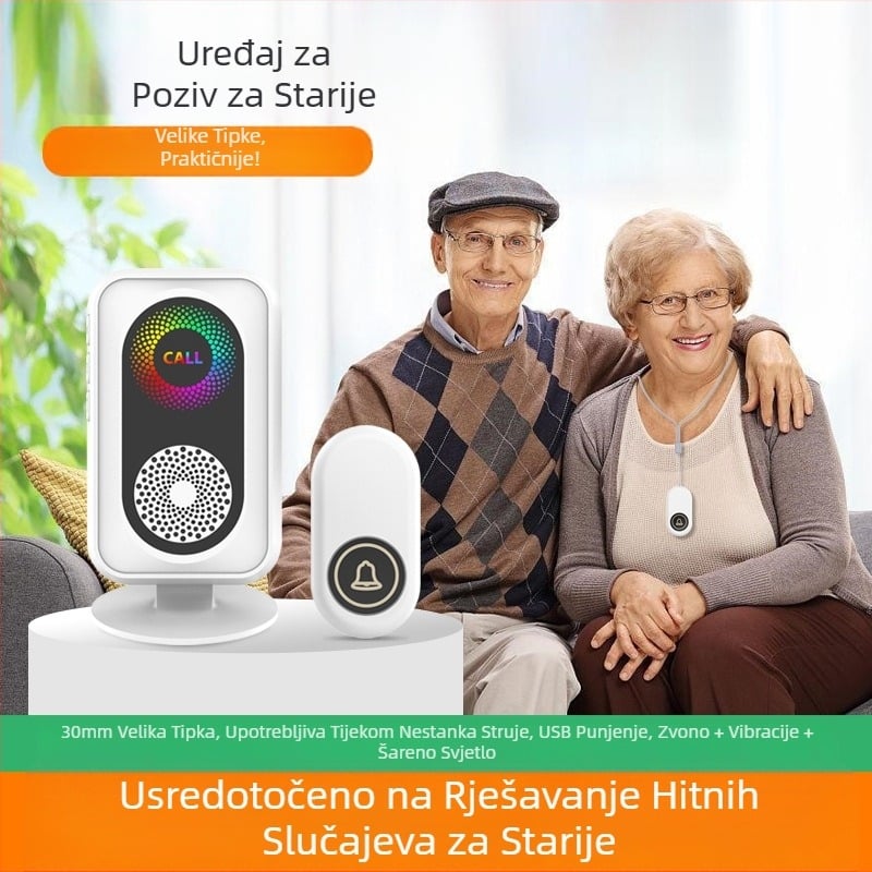 Stari pager, kućno inteligentno elektroničko zvono, prijenosni uređaj za bežične pozive na velike udaljenosti