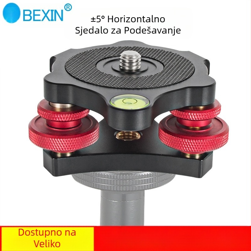Bexin SLR fotoaparat, postolje za panoramsko/nagibno snimanje, trosmjerno podešavanje kuta, trosmjerno podešavanje kuta od aluminijske legure, fino podešavanje kuta sjedala