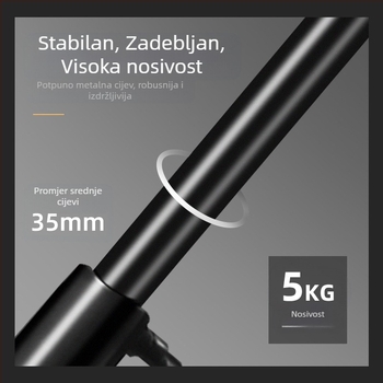 2,8 m grlo za fotografsku lampu, podebljano studijsko filmsko i televizijsko grlo za lampu, nosač s križnim krakom, okvir za pozadinu, svjetlo za ispunjavanje uživo, stativ