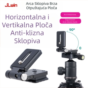JLwin Micro SLR fotoaparat, sklopiva L ploča, vertikalna klackalica, glava stativa, ploča za brzo učitavanje, sklopiva horizontalna i vertikalna ploča za brzo otpuštanje ekrana