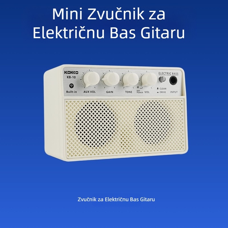 Električna gitara, električni bas zvučnik, pojačalo zvuka 10W, prijenosni mini Bluetooth audio pribor