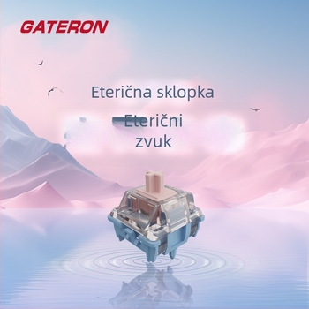 GATERON Jiadalong dvotračna eterična osovina 60gf zvuk šrapnela snažan osjećaj odlomka mehanička tipkovnica prekidač